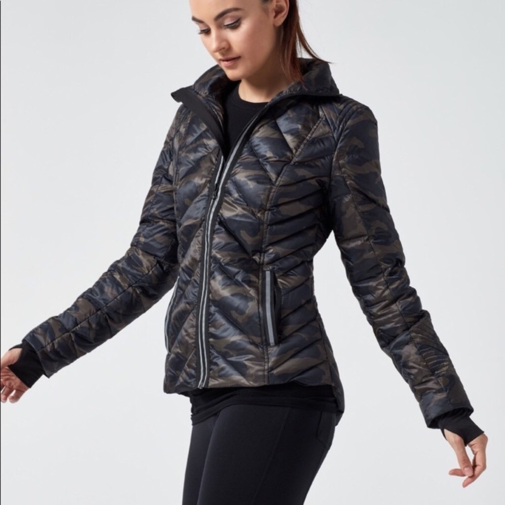 BLANC NOIR | Camo Reflective Down Puffer Jacket